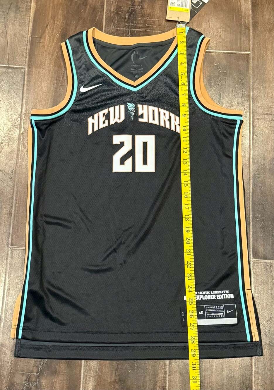 Nike Sabrina Ionescu New York Liberty WNBA Explorer Edition Jersey Size 40 - Picture 5 of 9